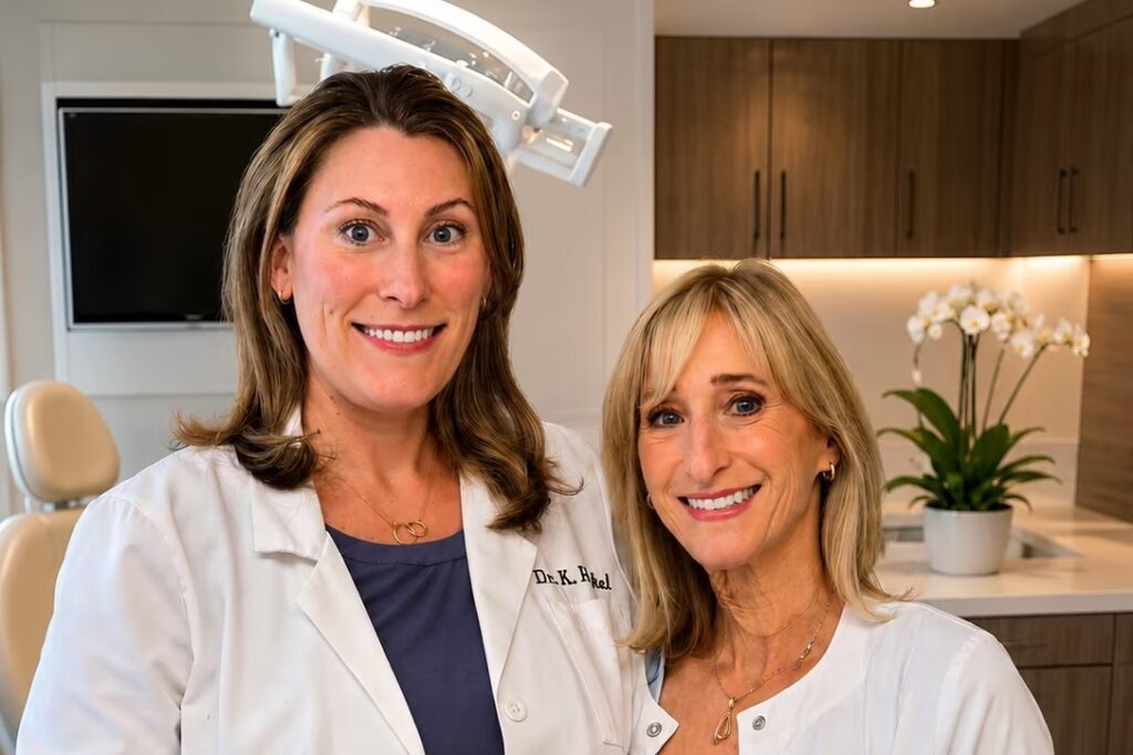 Dr. Kiersten Huckel and Dr. Shanni Reine-Mutch in the Princeton office