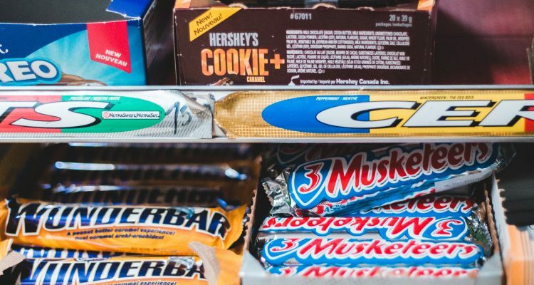 Assorted Halloween candy bars