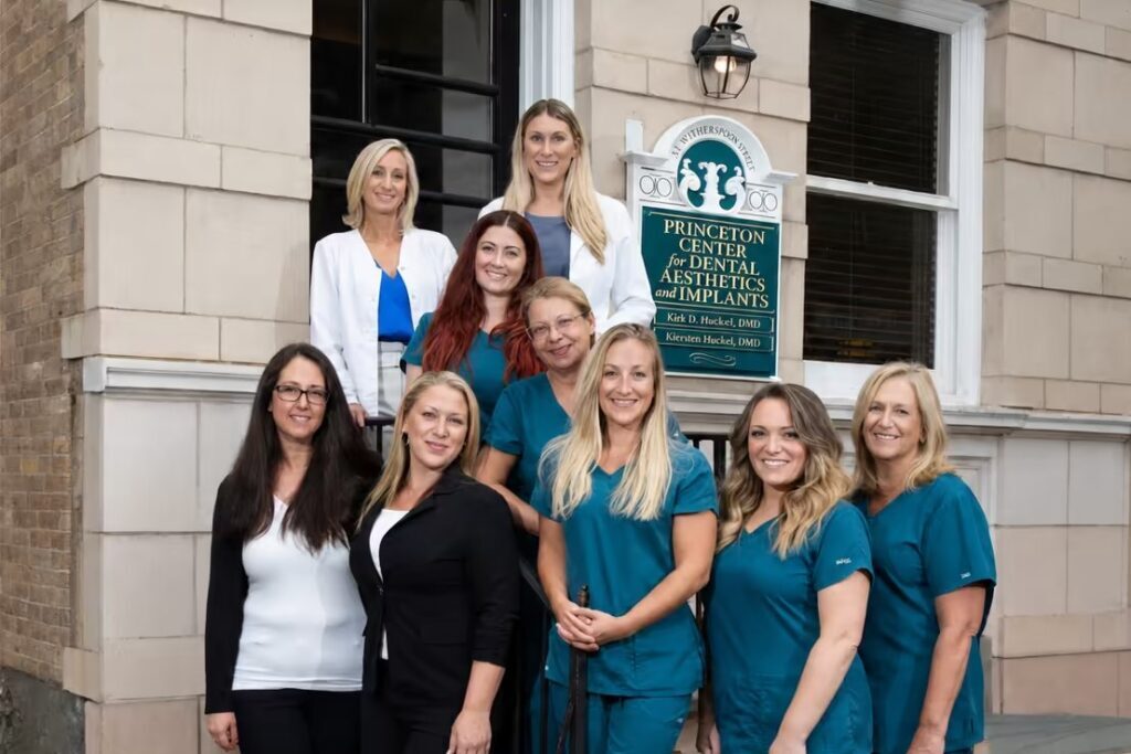 Princeton Center for Dental Aesthetics team outside the Chambers Street office